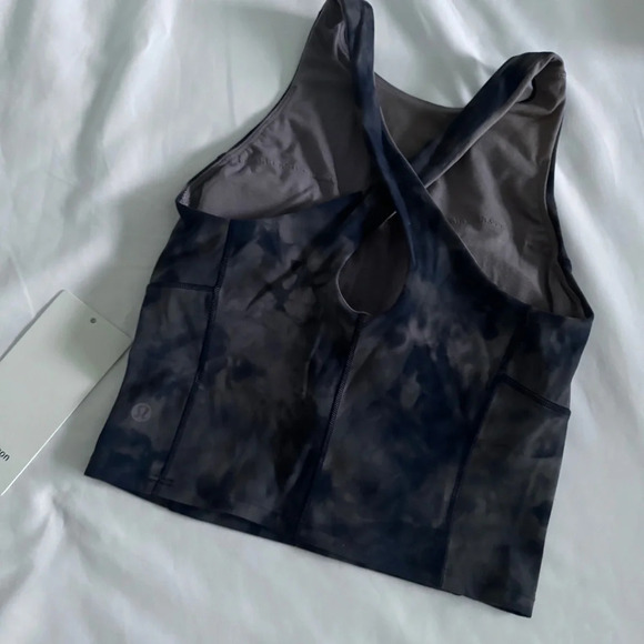 🆕🖤 Lululemon Key To Balance Tank - Diamond Dye Lunar Rock True Navy - Picture 9 of 12